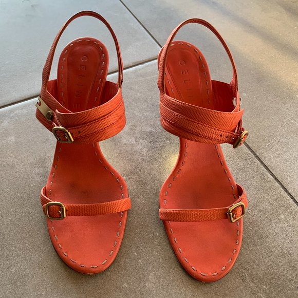 Celine Leather Sandals - Picture 1 of 4